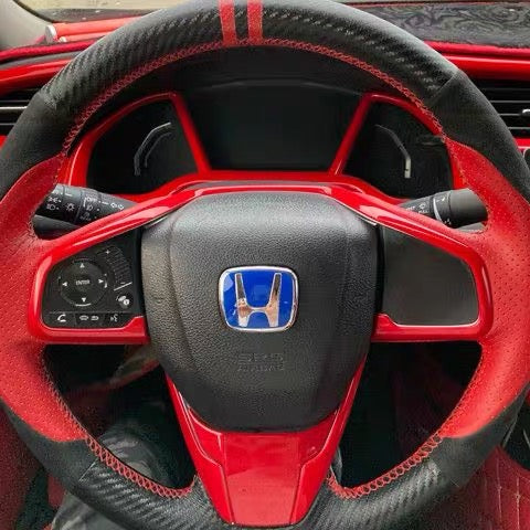 Blue Honda Steering Emblem Badget