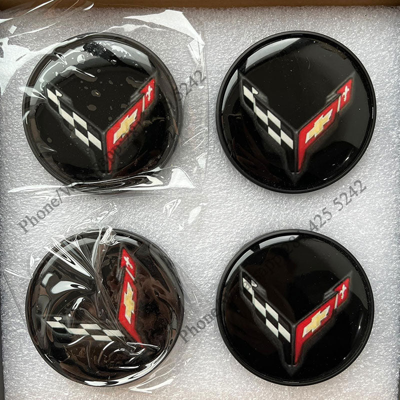 Custom Floating Center Cap for Corvette C8 Original Rims (4Pcs)