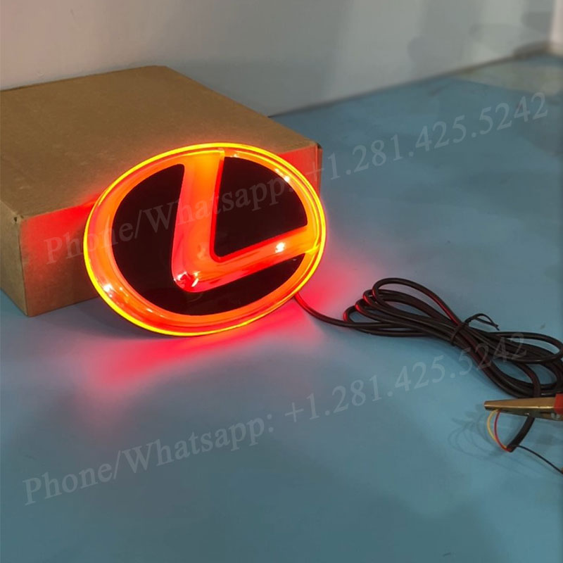 2nd Generation Lexus Rear Led Emblem (Four Sizes You Can Choose From)