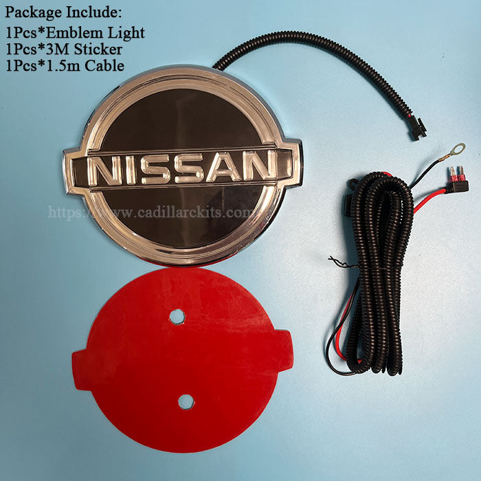 illuminated nissan emblem
