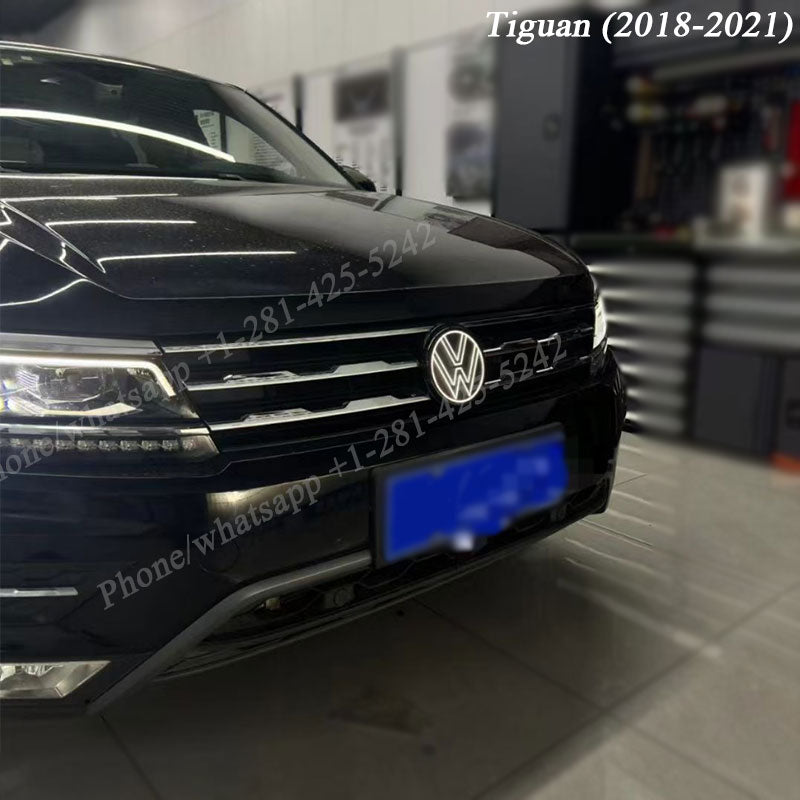 3.5th & 4th Gene VW Light up Emblem for Tayron (2018-Present)(Compatible with ACC/radar for Emergency Braking)