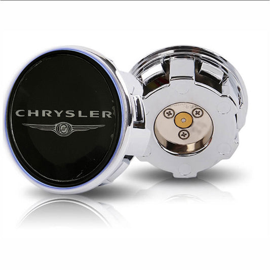 Custom Chrysler Floating Center Caps 63mm for Stock Wheels