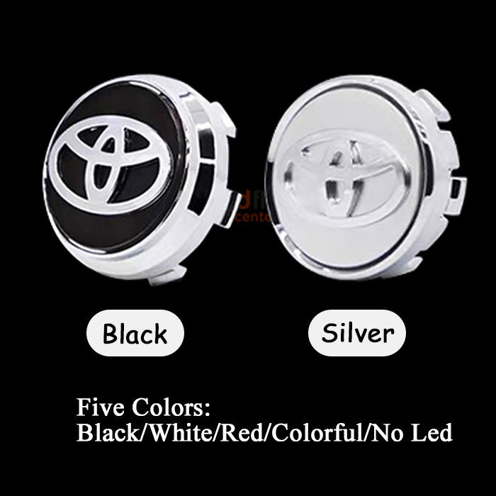 Toyota Floating Center Caps 62mm for Stock Rims (4Pcs)