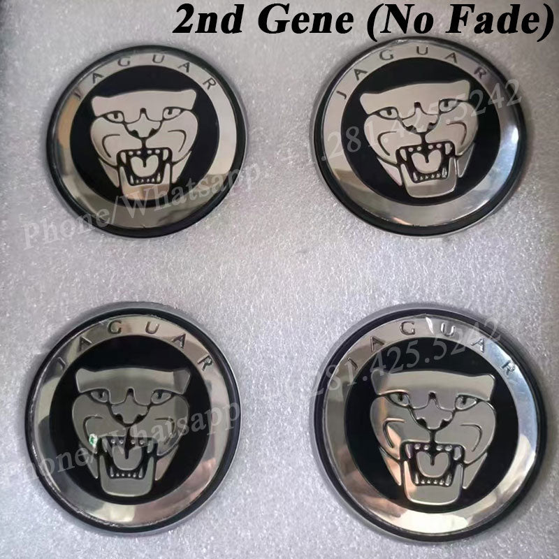 Jaguar Floating Centre Caps 59mm for Original Rims (4PCS)