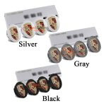 Porsche Floating Center Caps for Stock Rims (4Pcs)