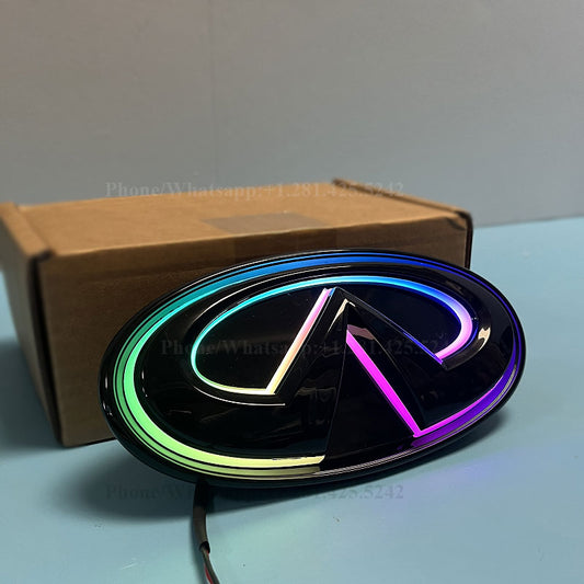 New RGB Infiniti Q50 Led Emblem (2018-2024) (Bicolor)