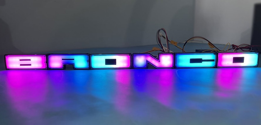 🚀 Major Upgrade: Introducing the 2nd Generation Multi-Color RGB Bronco Illuminated Emblems