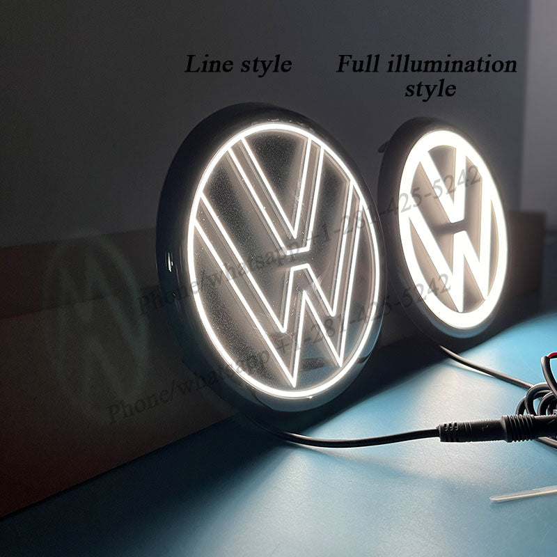 3rd Gene VW Light up Emblem for Tiguan (2018-2024) (Compatible with ACC/radar for Emergency Braking)