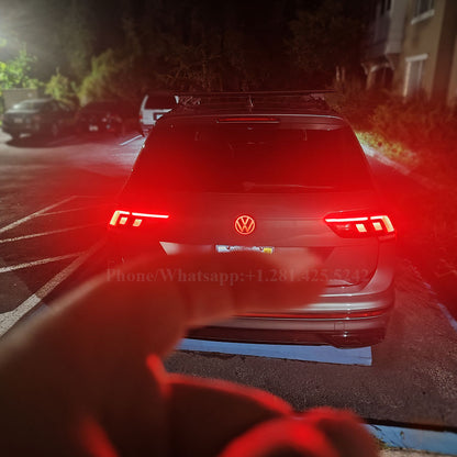 3rd & 4th VW Rear Red Led Emblem (110mm/4.33inches)
