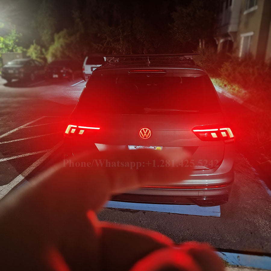 3rd Generation VW Rear Red Led Emblem for Touareg (2010-2026)