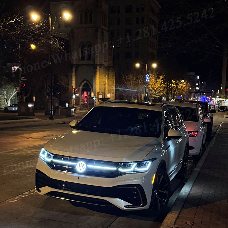 VW Tiguan Light Up Grille 2022 2024 Dynamic Led Emblem vw-tiguan-light-up-grille-2022-2024-dynamic-led-emblem