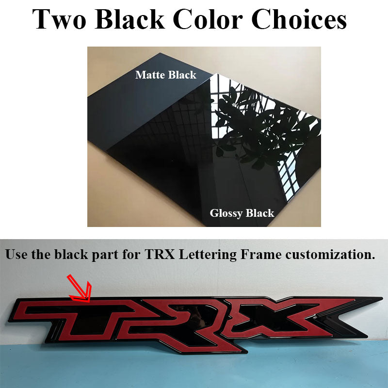Custom Black Ram TRX Grille Emblem (TRX 2021–2024, RHO 2025)