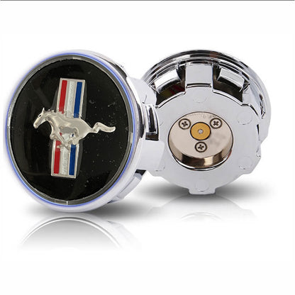 Custom Mustang Cobra Bullitt Pony Floating Center Caps