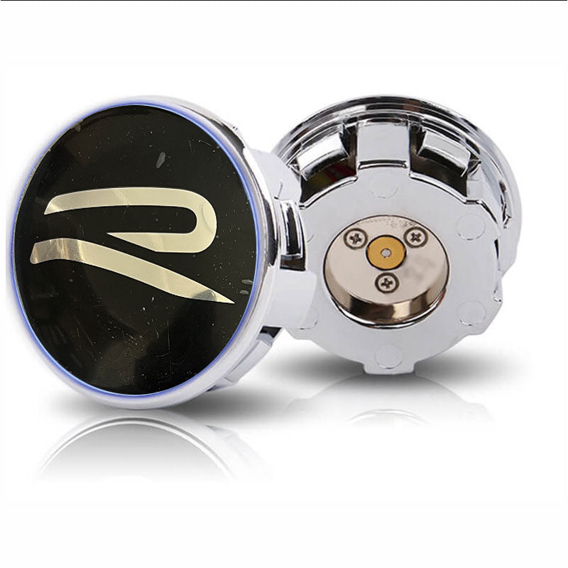 Custom VW New R Logo Floating Center Caps for Audi Original 20inch