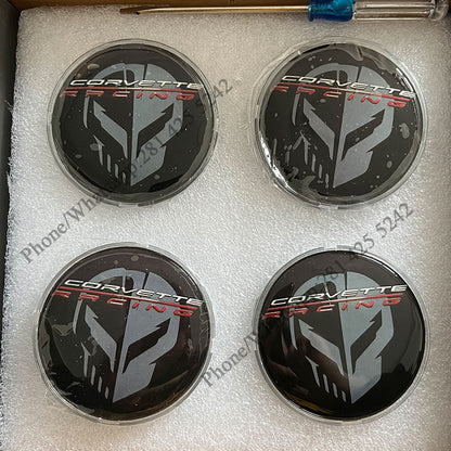 Custom Floating Center Cap for Corvette C8 (Designed to Match the Original Cap Style)