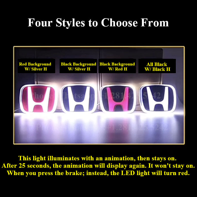 Dual Light Honda Led Emblem light