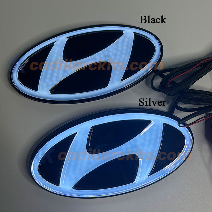 Dynamic Hyundai Light Up Emblem (Three Sizes You Can Choose From)