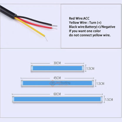 Dynamic Light Strips for Car grille