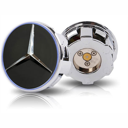 Custom Mercedes Floating Center Caps for Aftermarket Wheels