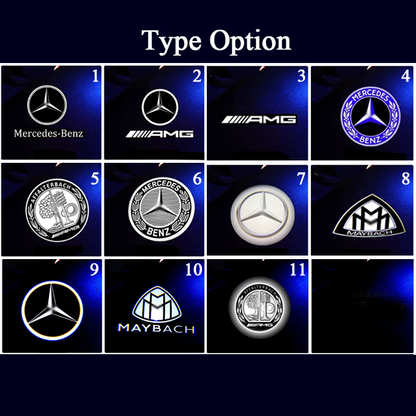 Custom Mercedes Door Puddle Lights for Mercedes Series Cars