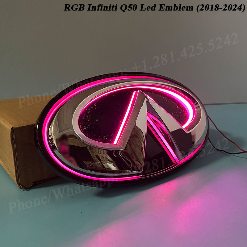 Infiniti Led Emblem | Dynamic White Led light or RGB Style - Dynamic ...