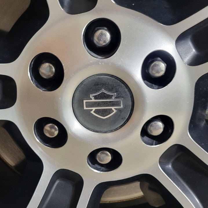 Custom Floating Center Caps for 2012 F-150 Harley Davidson Edition Original Rims