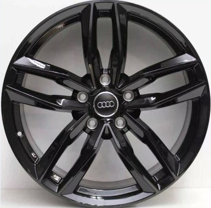 Custom VW New R Logo Floating Center Caps for Audi Original 20inch Rim