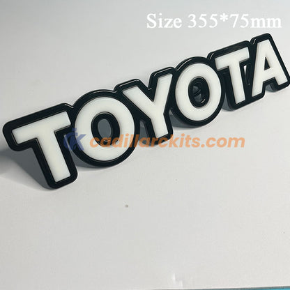 Dynamic White Toyota Led Letters