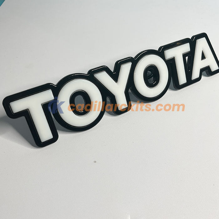 Dynamic White Toyota Led Letters