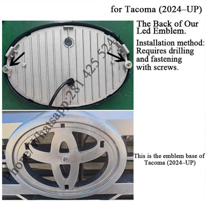 2nd Generation Dynamic Toyota Led Emblem for Tacoma (2024–UP)