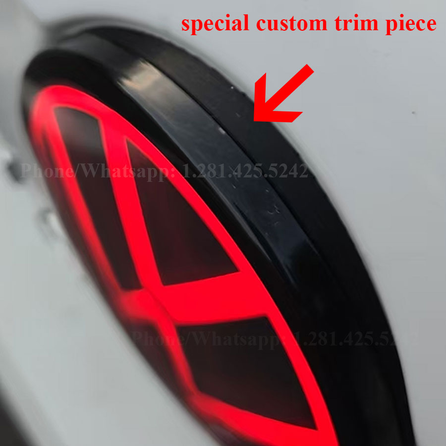 Custom Trim Piece for VW Rear LED Emblem — Flush Fit for VW Series Cars
