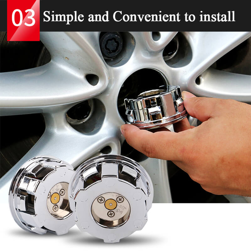 Custom Floating Center Caps for Chevrolet OEM Wheels | 2 5/8″ (66 mm)