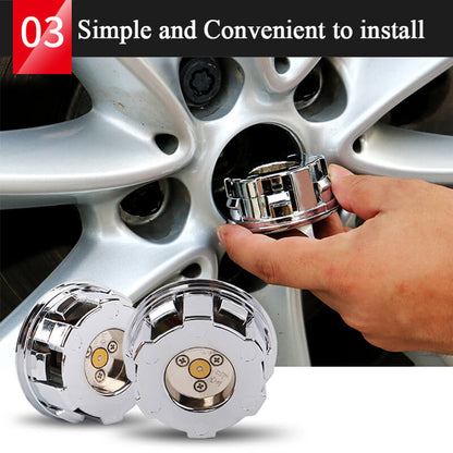 Custom Floating Center Caps for Chevrolet OEM Wheels | 2 5/8″ (66 mm)
