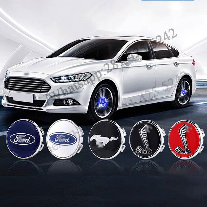 thumbnail image 2 of Genuine Ford 54mm Black Wheel Center Hub Caps – Edge, Escape – Set Of 4 – Refurbished Like New 2 of 5