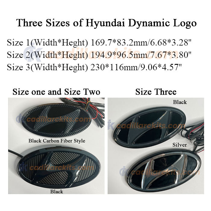 Dynamic Hyundai Light Up Emblem - Dynamic Led Emblem