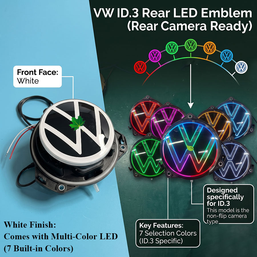 VW ID.3 Rear Red LED Emblem (2019–Present)