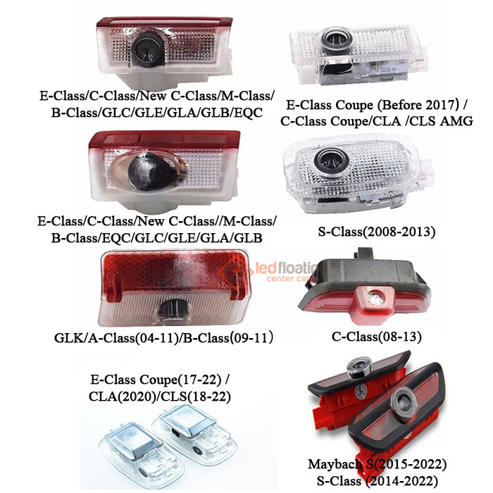 Custom Mercedes Door Puddle Lights for Mercedes Series Cars