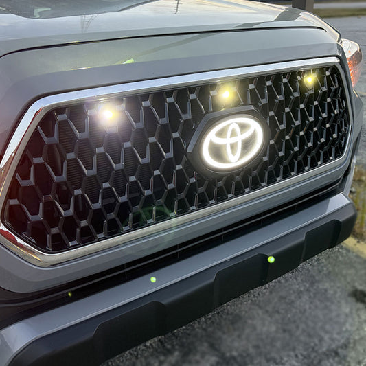 3rd Gene Toyota Tacoma Led Emblem (2017-2023) (Works With Front RADAR ACC Pre-Collision Sensor)