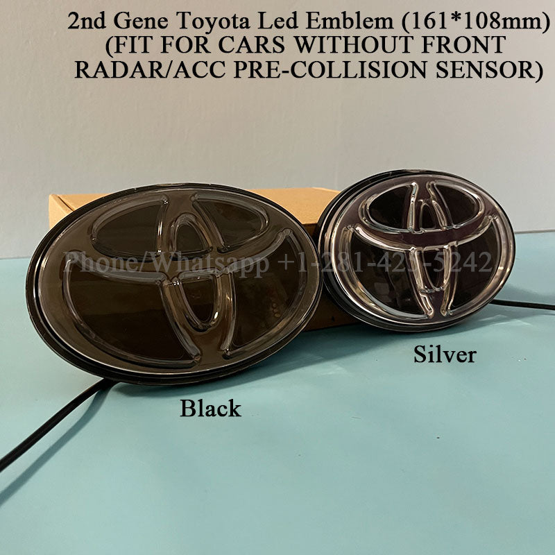 2nd Generation/3rd Generation Toyota Led Emblem (160*110mm)