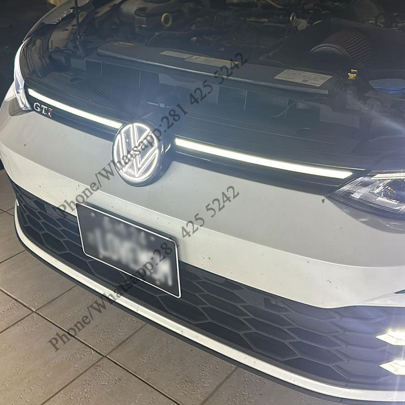 3rd Gene Dynamic VW Light up Emblem for Golf MK7.5 (2018-2021) (Compatible with ACC/radar for Emergency Braking)