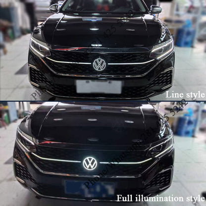 3rd Gene Dynamic VW Light up Emblem for Golf MK7.5 (2018-2021) (Compatible with ACC/radar for Emergency Braking)