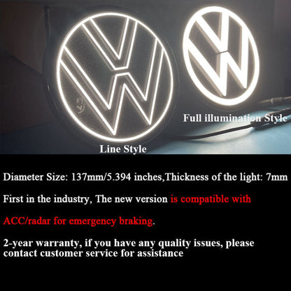 3.5th & 4th Gene VW Light up Emblem for Passat (2016-2022)
