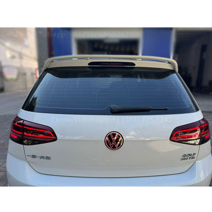 VW Rear Red LED Emblem For Golf MK7 Golf MK7.5(Compatible with Flip-Style Reverse Camera)