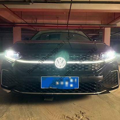 3rd Gene VW Light up Emblem light for Golf MK8 (2019–Present) (Compatible with ACC/Radar for Emergency Braking)